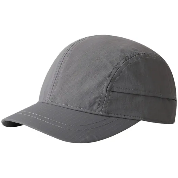 Lightweight Ripstop Quick Dry Baseball Cap Hidden Adjustable Strap Outdoor Sports Casual Dad Hat photo-4