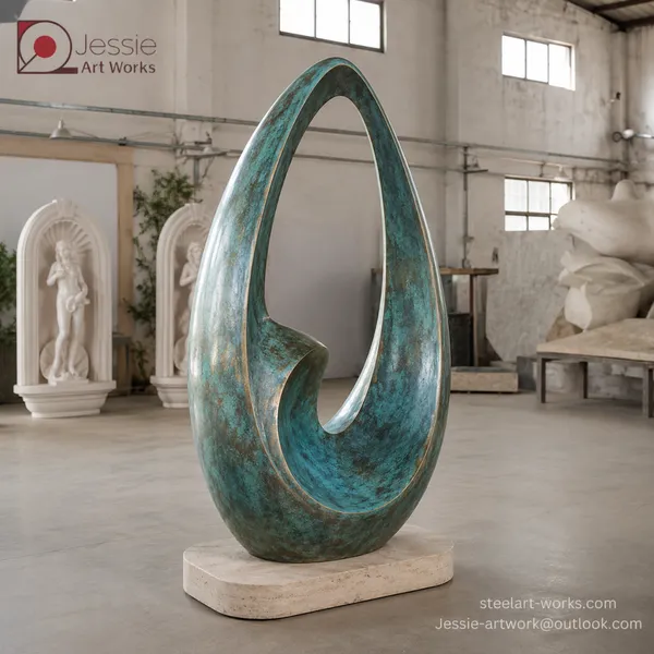 Abstract Metal Sculpture photo-2