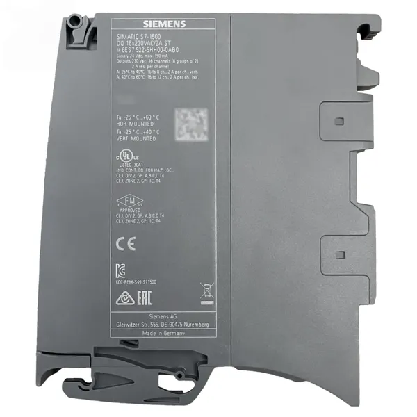 Brand-new, Genuine Siemens SIMATIC S7-1500 6ES7522-5HF00-0AB0 8-channel Digital Relay Output Module for PLCs photo-2