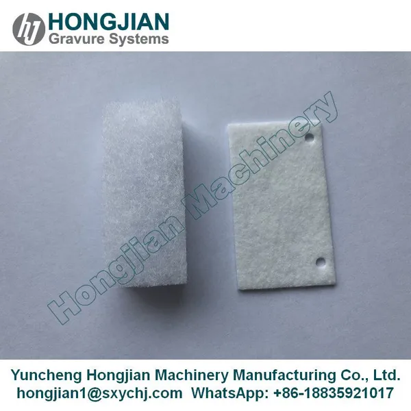 Cotton Filter Cloth Filter Set for Hell HelioSprint Xtreme Engraving Head Rotogravure Engraving photo-3