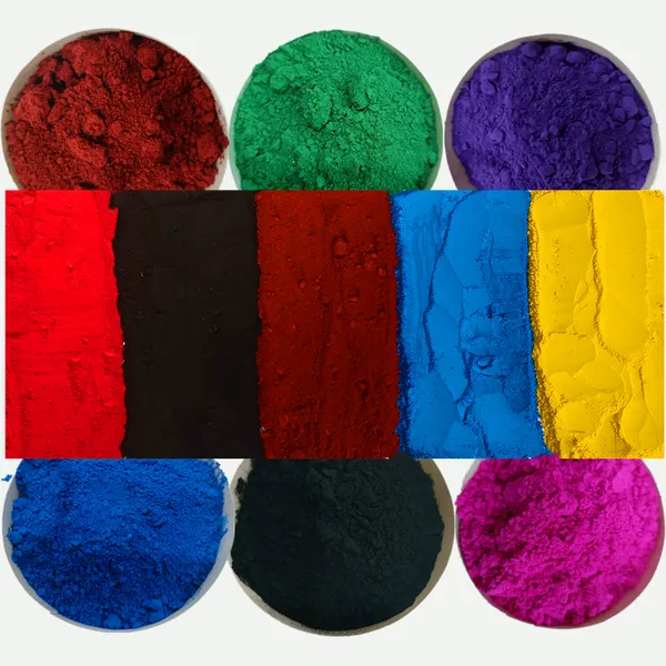 Cosmetics-grade Iron Oxide Color Powder for Makeup, Eyeshadow, Lipstick - Iron Red, Yellow, Black, Brown and Orange photo-3