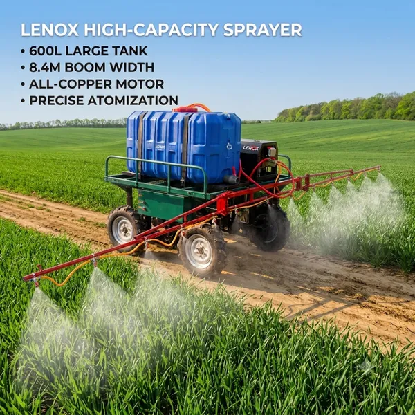 Self Propelled Agricultural Boom Sprayer With Adjustable Track for Modern Farming