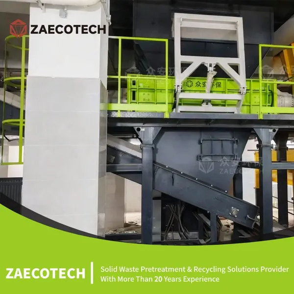 Heavy Duty Twin Shaft Shredder Machine for Bulky Furniture Plastic Containers and Wood Pallets Recycling photo-2