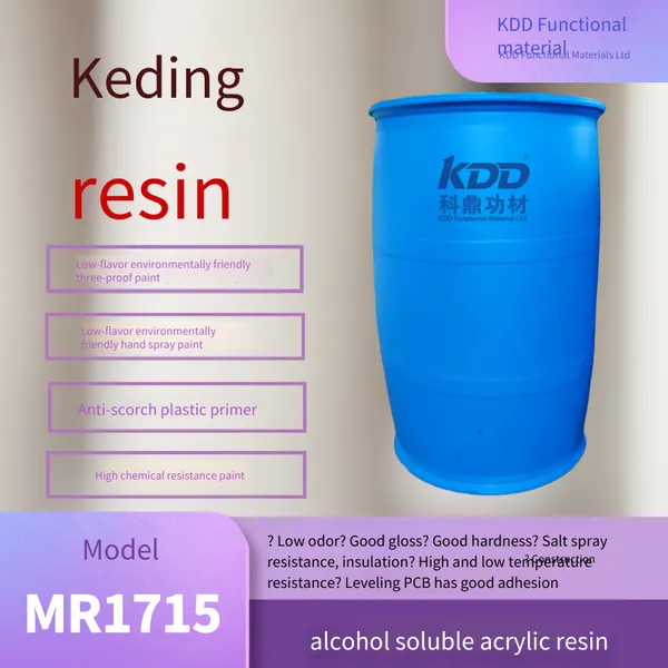 Kdd Resin 1715 Alcohol-soluble Modified Acrylic Resin for Three-proof Coating of Circuit Boards and Amino Baking Paint