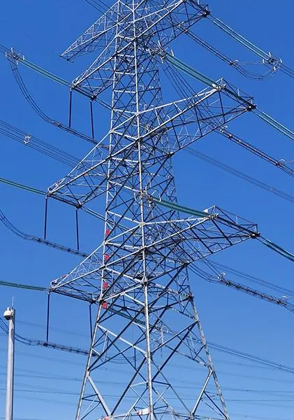 Hot Dip Galvanized Steel Lattice Transmission Tower for High Voltage Power Line photo-4