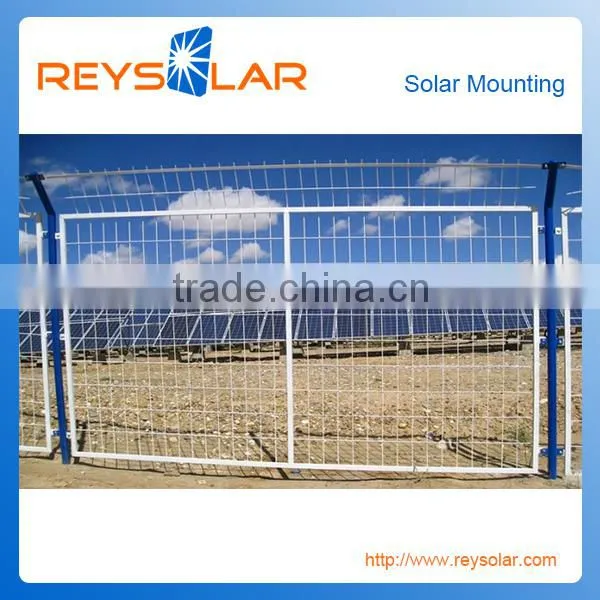 Solar Module Racking Energy Plant Field Fence Galvanized Steel Metal Warehouse Fence photo-4
