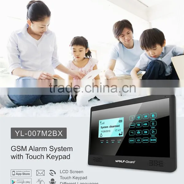 GSM Wireless Home Burglar Alarm Security System Remote Control PIR Door Sensor photo-5