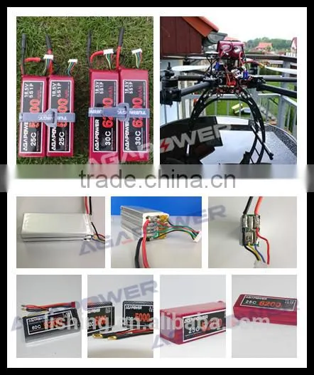 22.2V 10000mah LiPo Battery for Drone DJI and RC Multirotor, rc Car, rc Boat photo-3