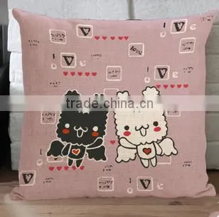 A Wedding Gift Wedding Cotton and Linen Pillow Pillows on the Sofa Cushion for Leaning on Wholesale photo-2