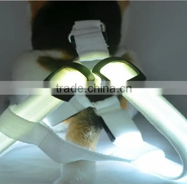Safety DOG LED Flashing Light LED Dog Chest Strap for Strolling Pet Strap photo-6