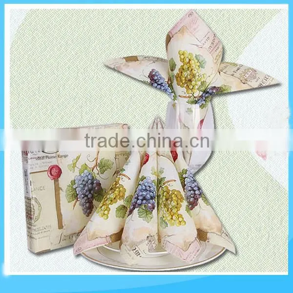 High Quality Customzied Printed Paper Napkins Party Napkin photo-3
