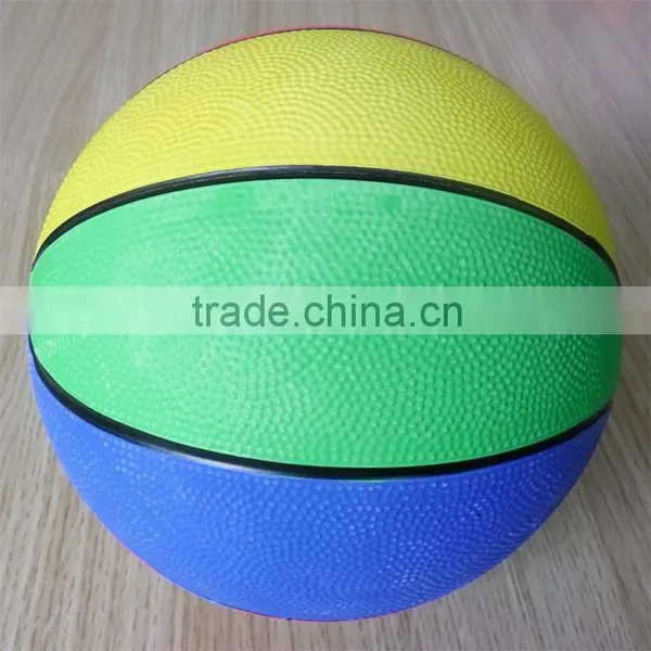 Colorful Size 3 Rubber Basketball for Kids photo-6