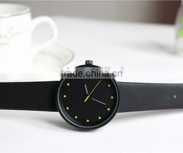 Slim Men Leather Quartz Watch Custom Logo Leather Watches Cheap Version New Arrival Black Leather Band Watches photo-4