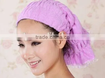 [LJ Towel] Plastic Turbie Twist Hair Towel Made in China photo-3