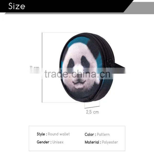 New Design Wholesale 3D Printing Emoji Custom Animal Coin Purse photo-3