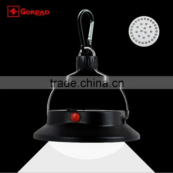 Goread GY22 Rechargeable 18650 AAA 36 LEDS Stainless Hook High Middle Low Hanging Camping Light