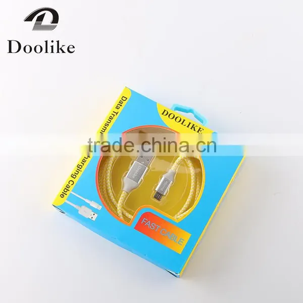 2016 Doolike Hot Selling 1m USB Cable For Samsung Android Phone Micro Data Cable Wholesale photo-5