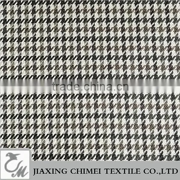 China Supplier Houndstooth Thick Polyester Fabrics photo-3