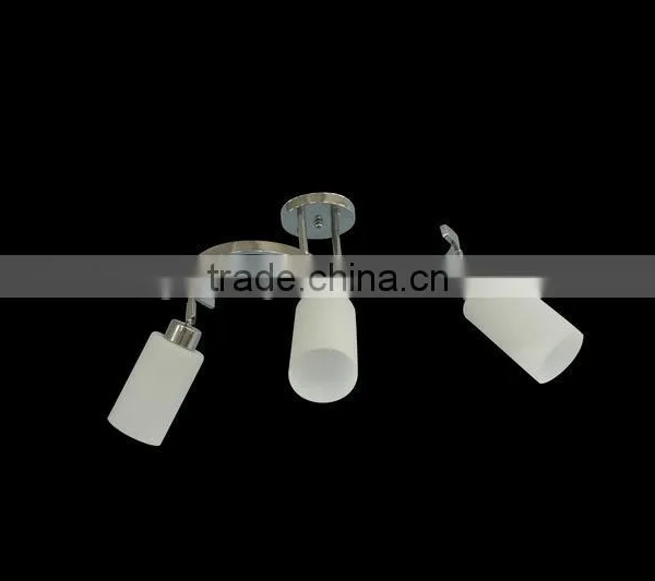 Chrome and White Chandelier Pendant for Living Room Made in China photo-2