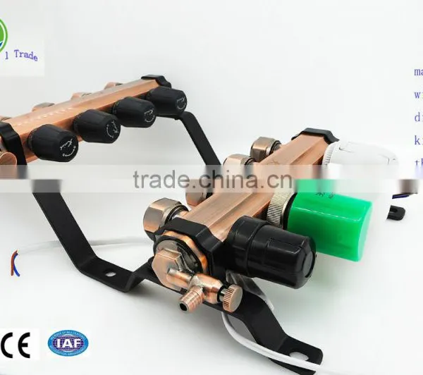 3 Valve Manifold Gauge Set for Hydronic Radiant Floor Heating Systems photo-2