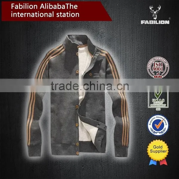 2015 Collar Autumn and Winter Cotton Slim Sweatshirt for Black Hoodie Wholesale photo-2
