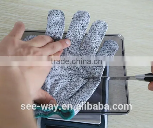 Seeway Cut Resistant Gloves With Level 5 Cut Protection Safety Food Safe Grade Hand Protector for Kitchen Use photo-2