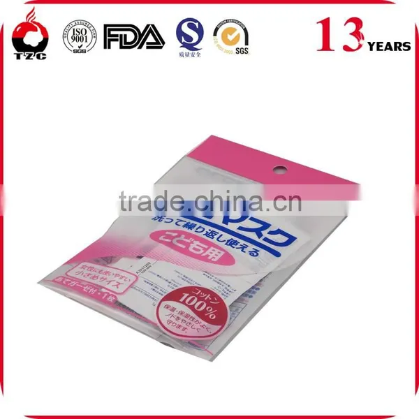 Plastic Header Bag With Self-adhesive for Makeup Cotton photo-5