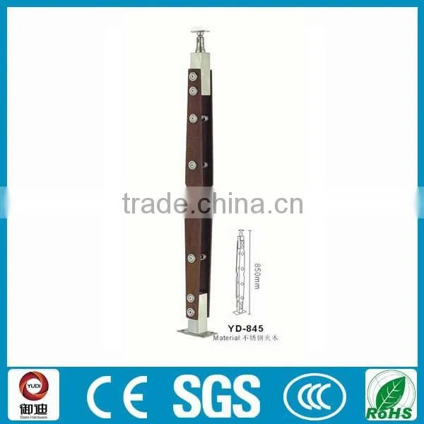 Stainless Steel Wood Balcony Baluster Design photo-2