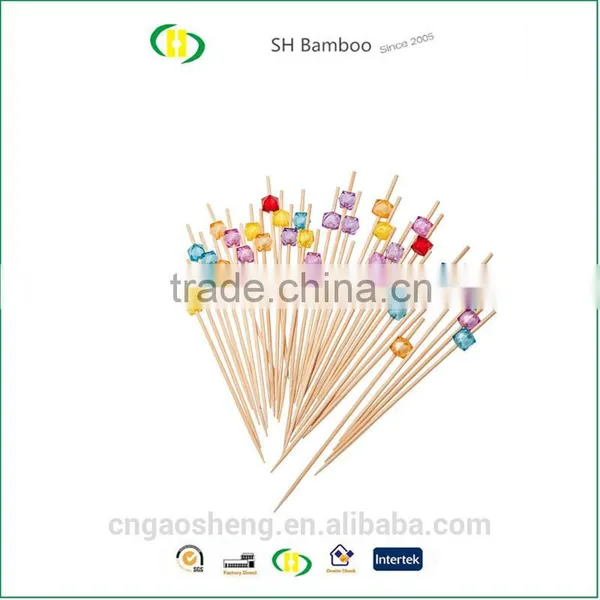 Bamboo Acrylic Block Skewer 6 Inch