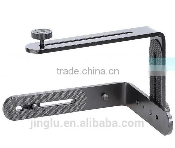L-Shaped Double Dual Metal Bracket Holder Mount for Camera Speedlite Flash photo-6