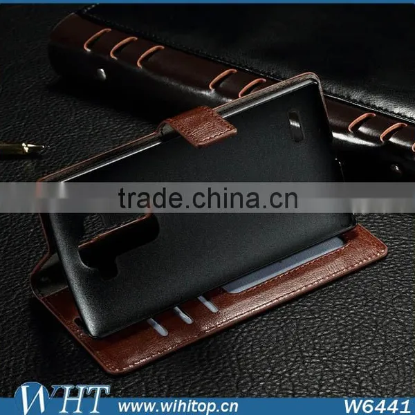 Luxury Mobile Card Slot Flip PU Leather Case for LG G4 photo-2