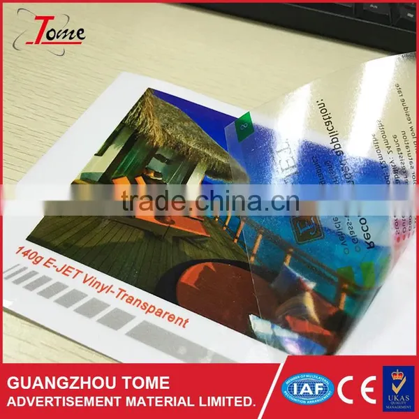 Guangzhou Factory 140gsm PVC Adhesive Vinyl With Low Price photo-4