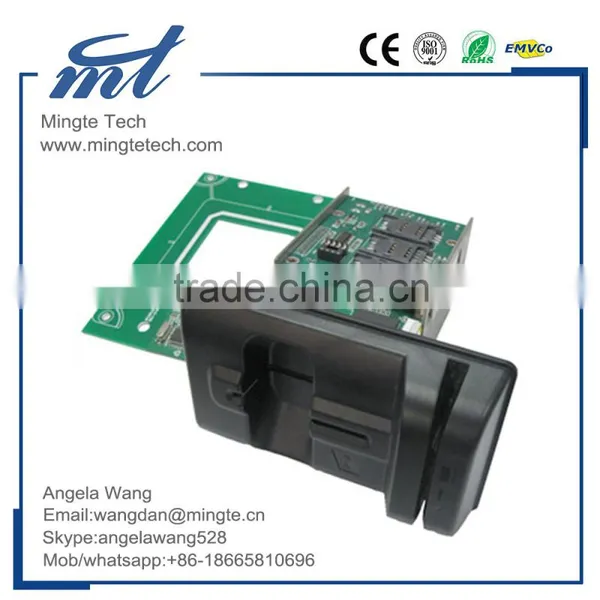 Manual Insertion Hybrid Dip Card Readers