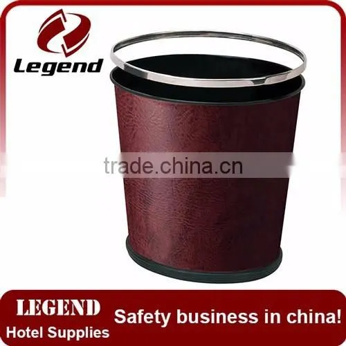 Faux Leather Single Layers Trash Can Manufacturer photo-4