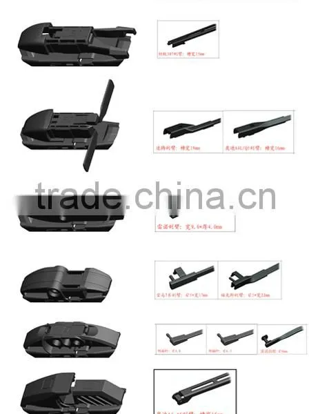 T710 Car Accessories Multi Fit Steel Frame Wiper Blade photo-5