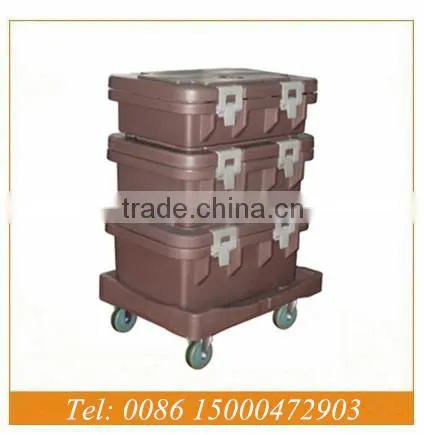 Catering 24L Plastic Food Warm Pan Carrier, PU Insulated Food Pan Carrier photo-6