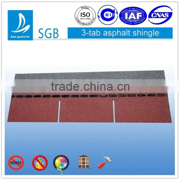 2015 Hot Sale New Fiberglass Asphalt Shingle For Roofing Shingle /Roofing Tile photo-2