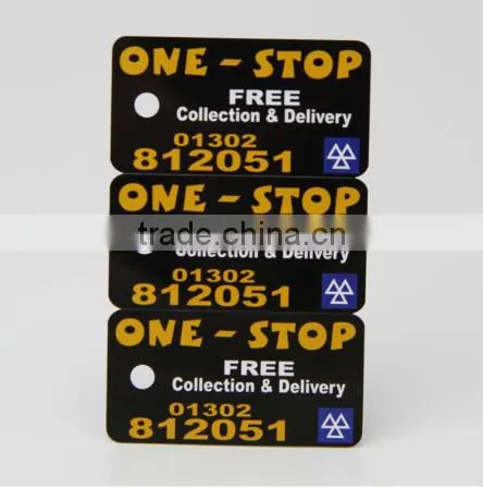 3pcs Break off Irregular Shape Plastic Discount VIP Card photo-2