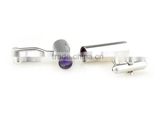 Sands Of Time White Sand Hourglass Timer Cufflinks photo-3