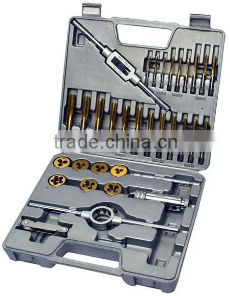 34PC DIN M3-M12 Tap and Die Set Hand Tools and Construction Hardware