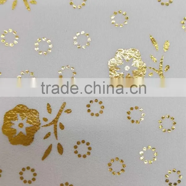 China Supplier Deisgn 75*100 Polyester Gilding Fabric for Cloth Material