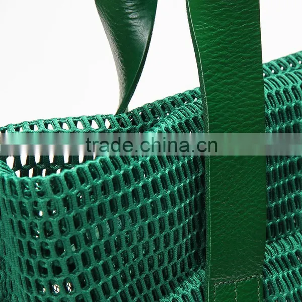 Factory Wholesale Fashionable Cheap Promotional Leather Handle Women Tote Bag GW854 photo-2