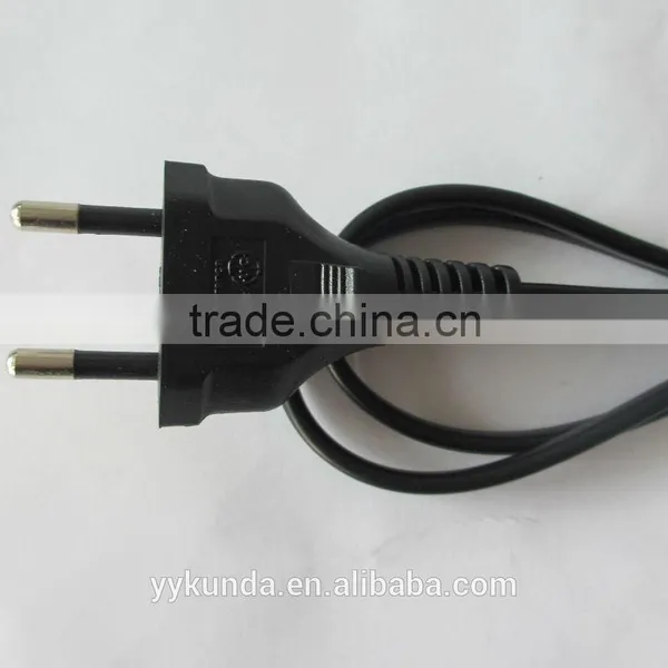 UC Approval 250V 2pin Brazil Extension Cord Power Cable for Fridge