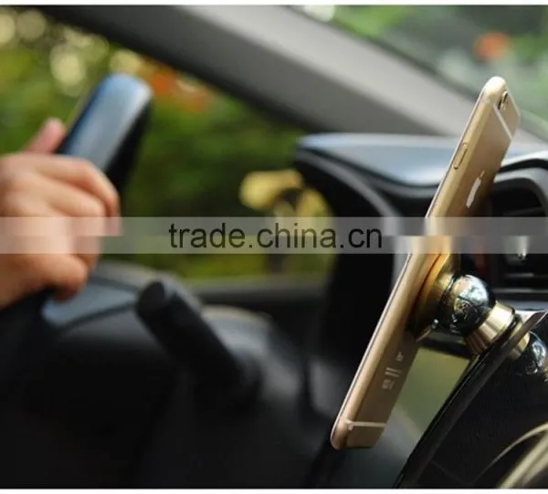 Wholesale 360 Degree Rotatable Univesal Magnetic Car Mount Phone Holder photo-3