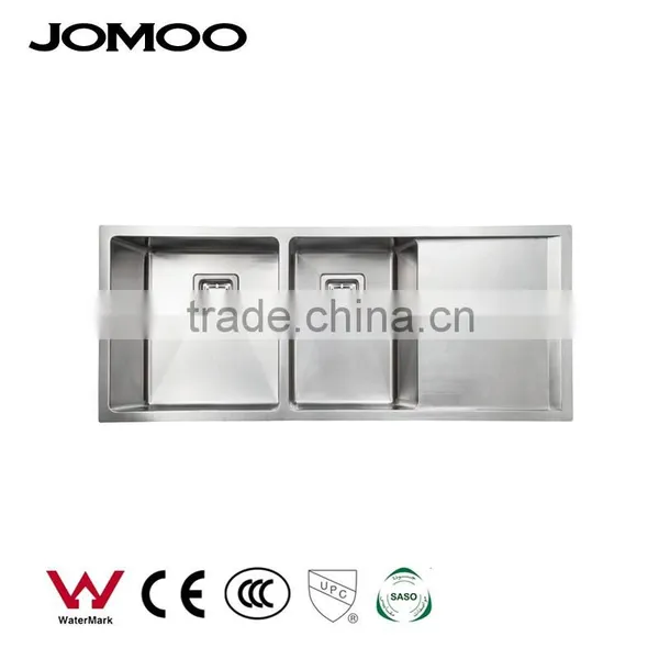 JOMOO Best Stainless Steel Double Bowl Kitchen Sink With Cutting Board Hot Sales Kitchen Sink photo-3
