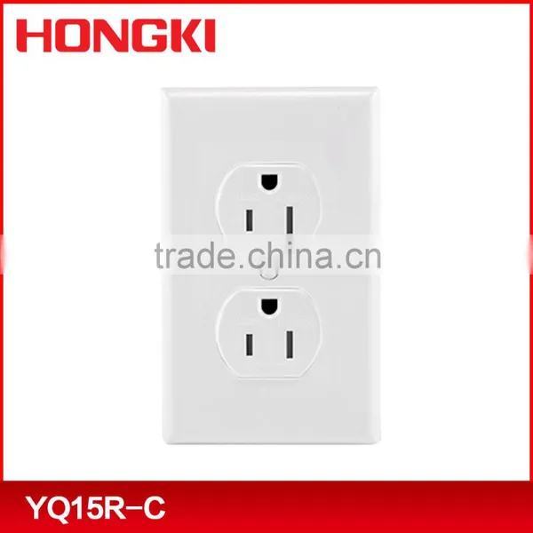 UL CUL Nema 5-15R Electrical Lighting Duplex Wall Receptacle