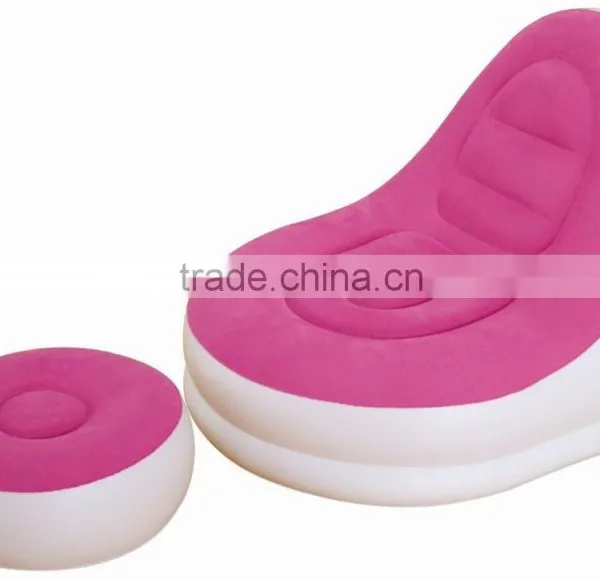 2016 Best Seller Cheap Inflatable Sofa Pink