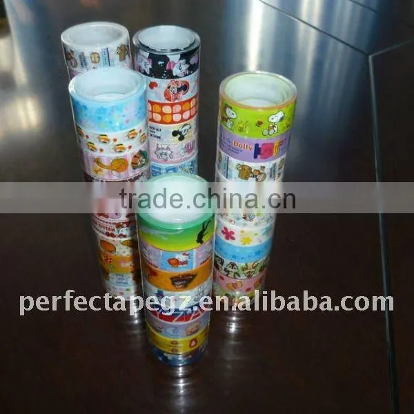 Hot Sale 1" Core BOPP Stationery Tape With Various Colors and Plastic Core photo-4