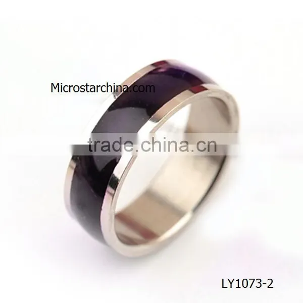 2015 Wholesale in Stock Good Selling Stainless Steel Mood Rings photo-3