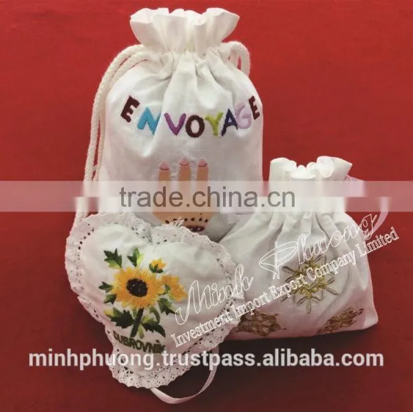 Size 10x10 cm Sunflower Hand Embroidery Fragrant Bag With High Quality photo-5